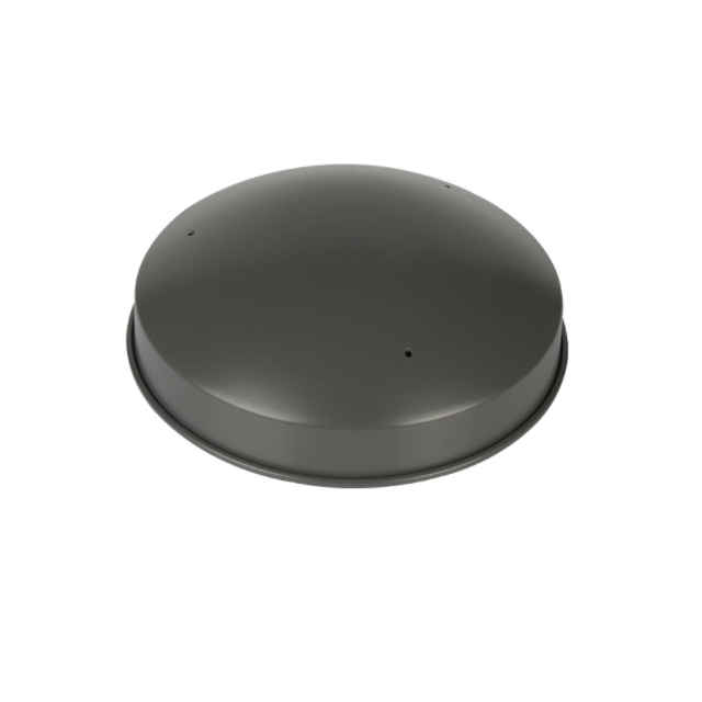 Black spray paint steel metal spinning cover