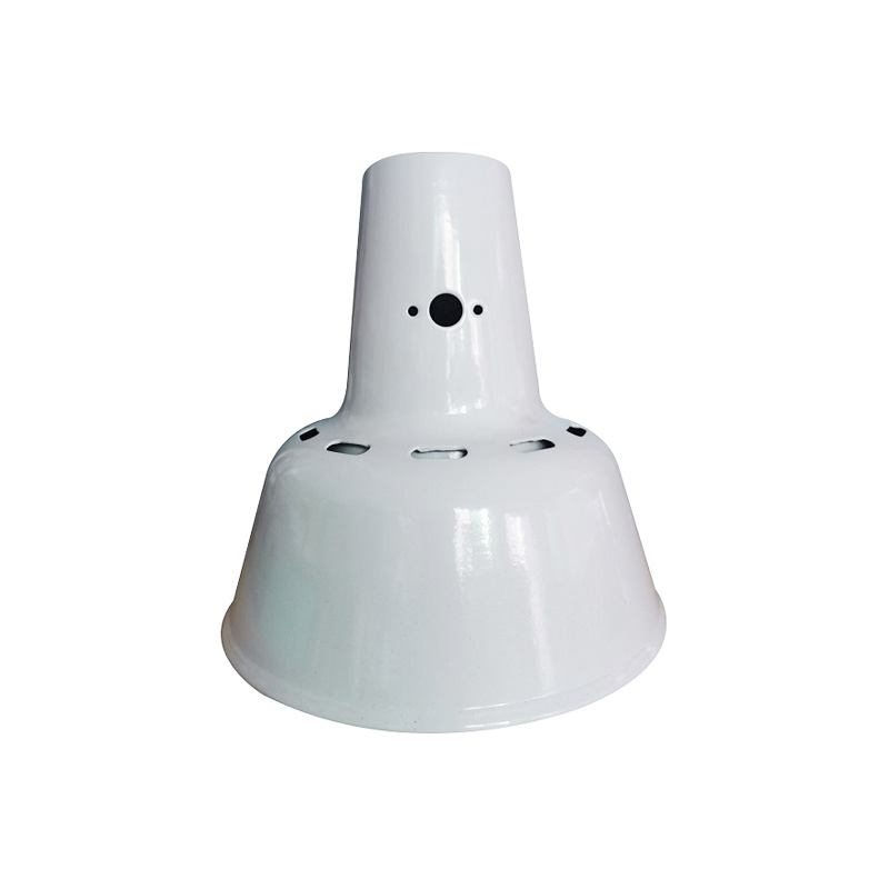 Metal spinning white street  aluminum lamp