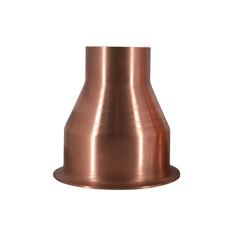 Custom metal spinning cone nozzle copper parts