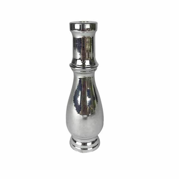 Silver tall gourd iron flower vase metal wedding decor