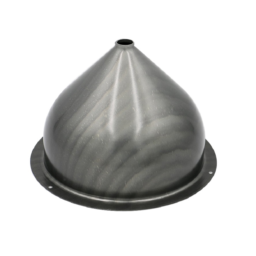 Custom decoration metal aluminum spinning end cap