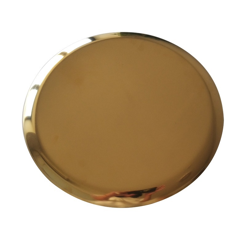 Nordic gold metal charger plate for wedding home decoration