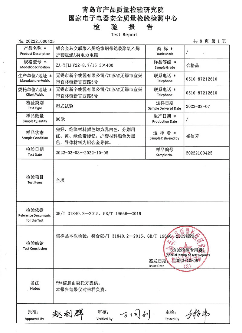 檢驗報告