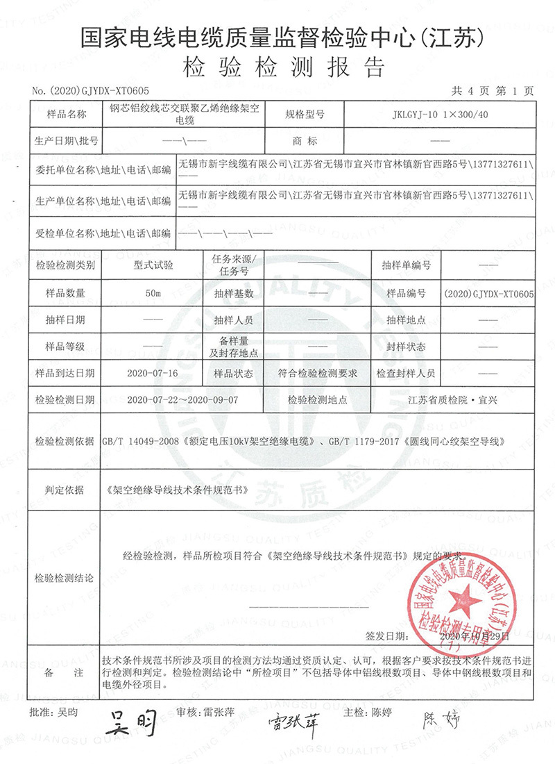 檢驗(yàn)報(bào)告 檢驗(yàn)報(bào)告