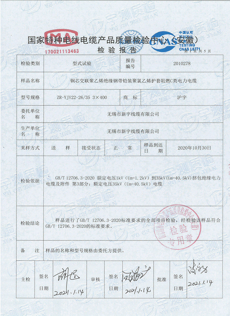 檢驗報告