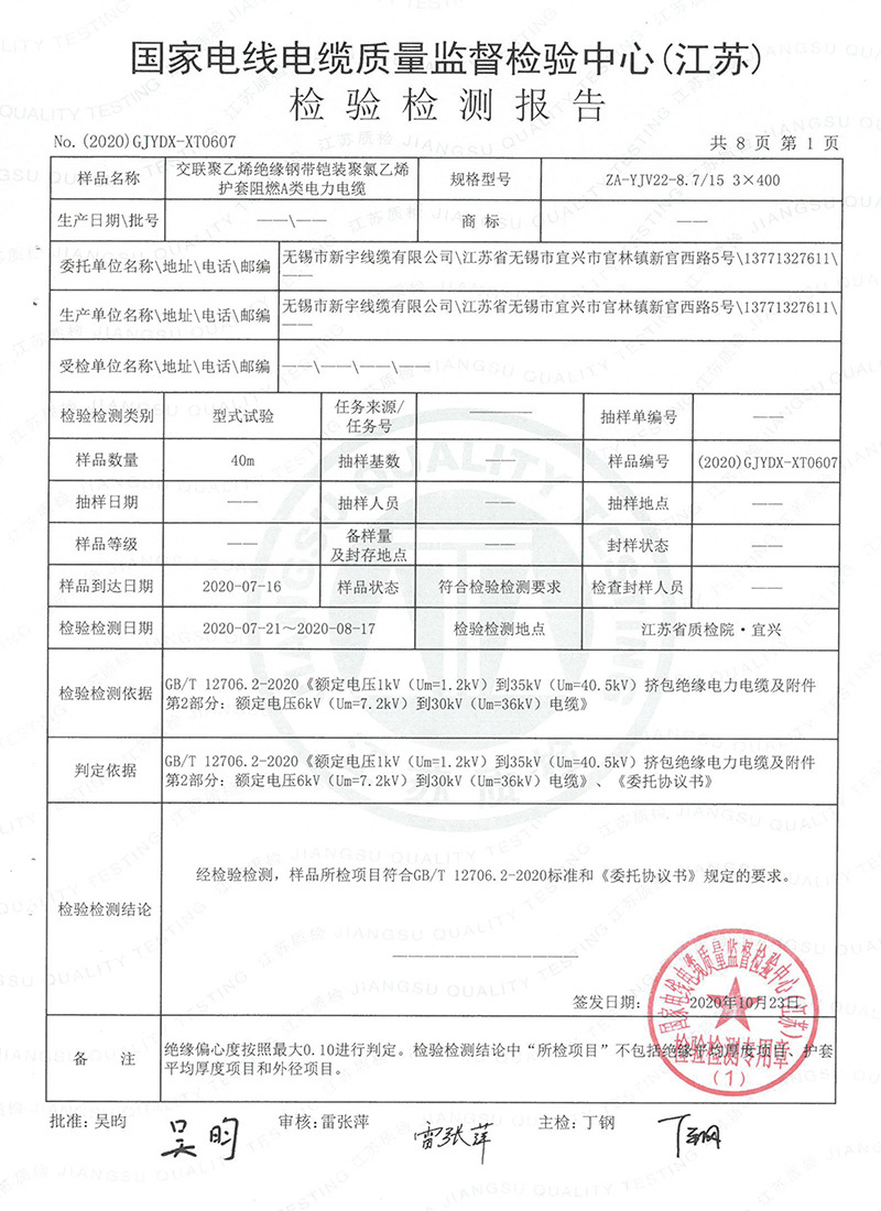 檢驗報告