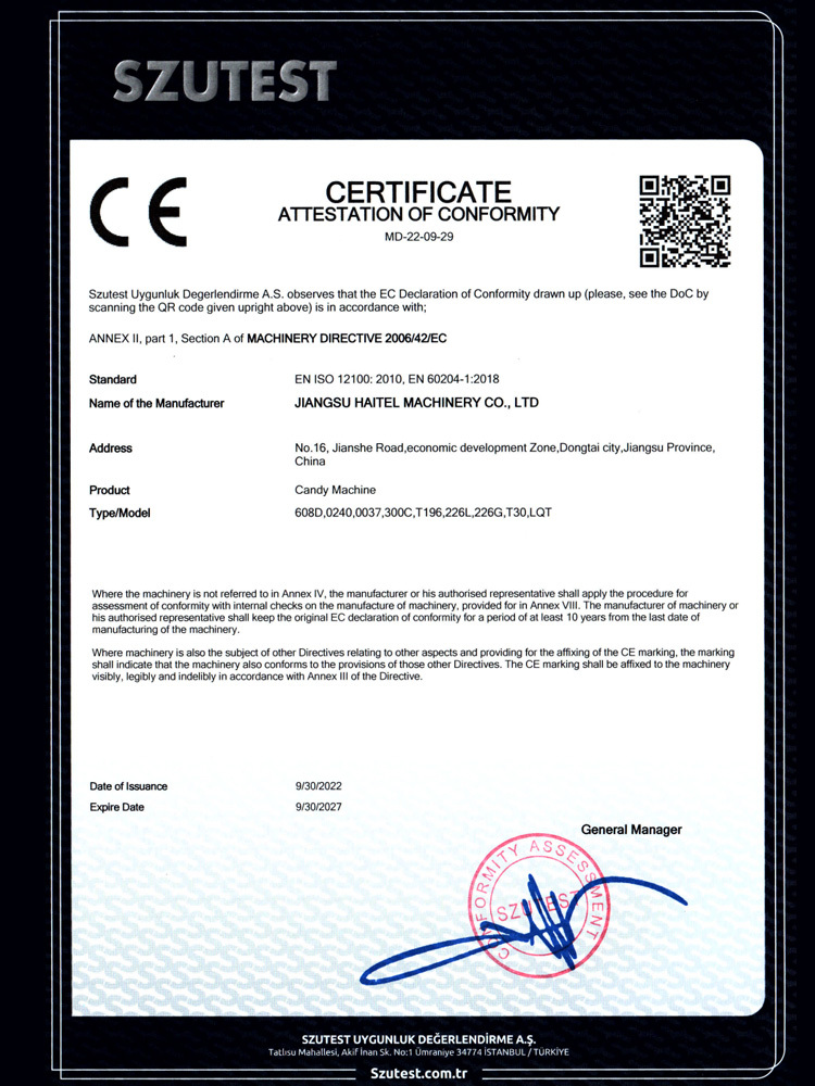 Certificat CE