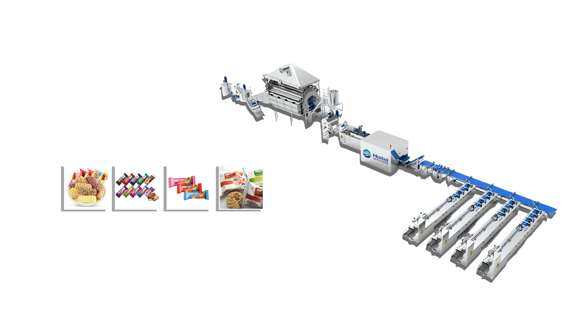 Ligne de production de chocolat à l'avoine