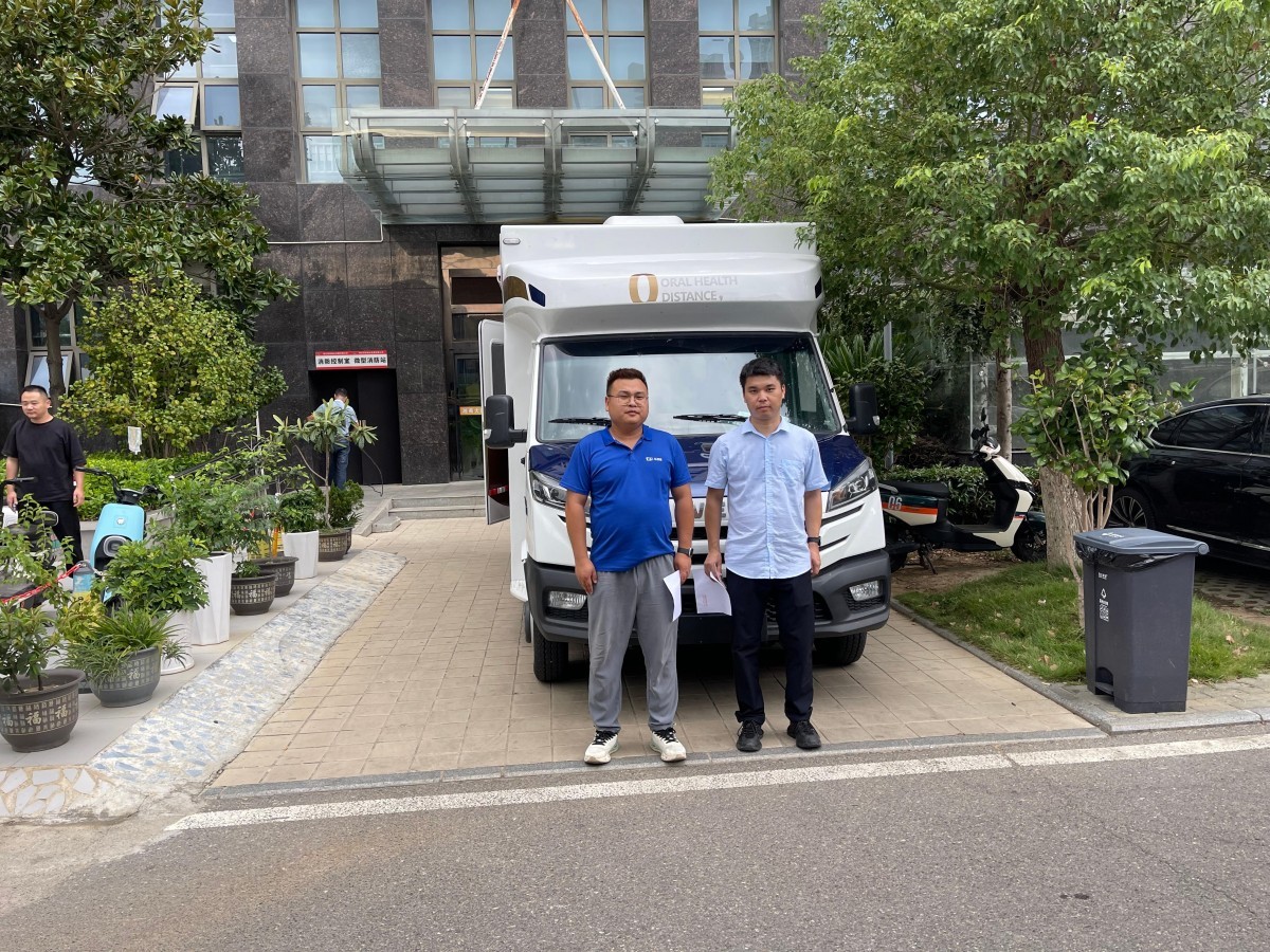 Delivery photos of the mobile CBCT medical vehicle Delivery photos of the mobile CBCT medical vehicle