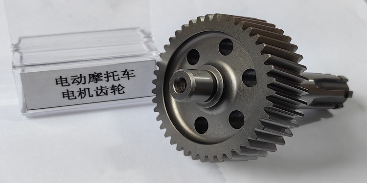 Electric motorcycle motor gear