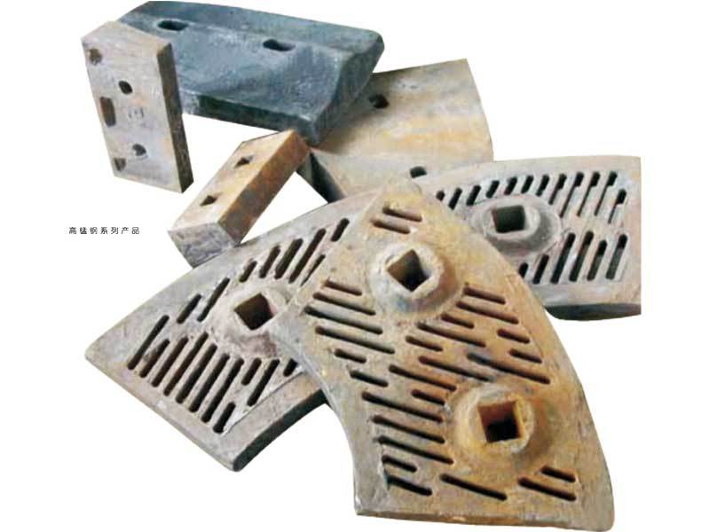 Productos de acero de alto manganeso