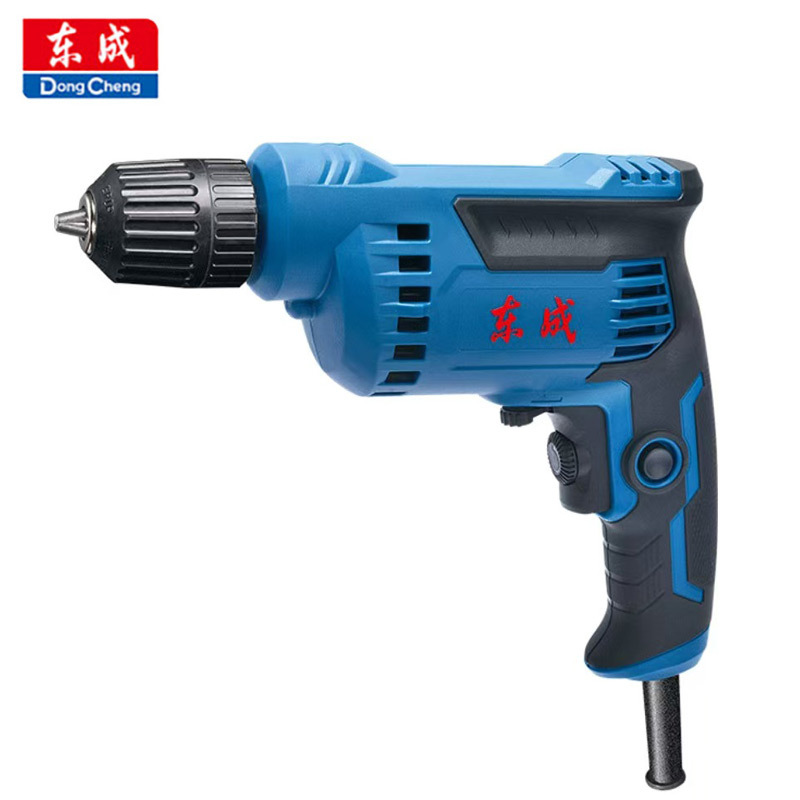 Dongcheng J1Z-FF05-10BK Electric Drill-600W-Self-locking New Model