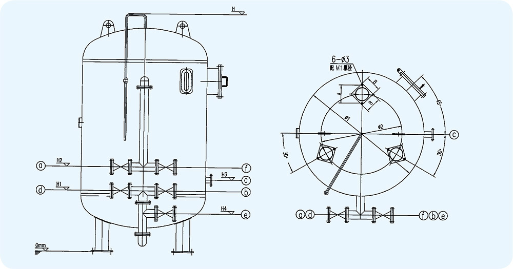 Single-flow mechanical filter