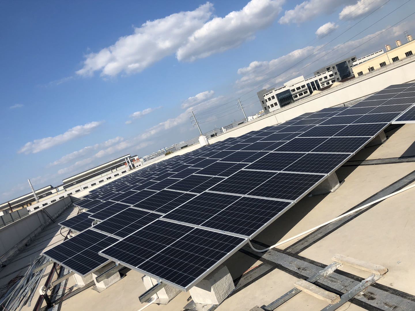 常州光阳摩托车有限公司屋顶5.95MW分布式光伏发电项目EPC工程总承包