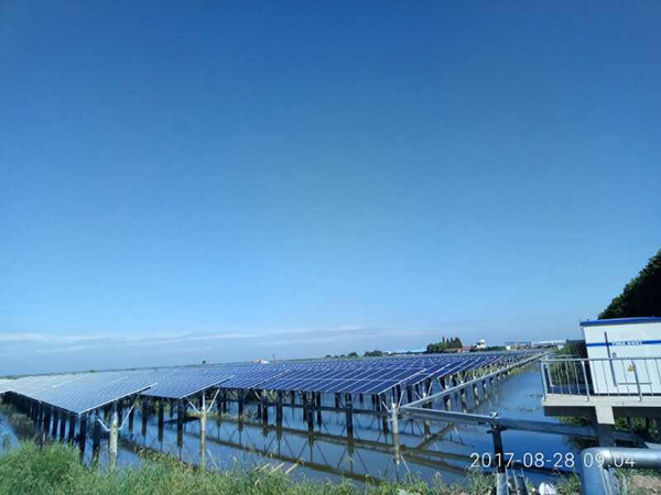 益阳大通湖一期100MWp渔光互补光伏发电项目