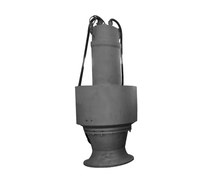 Screw axial flow pump