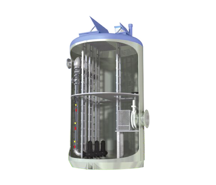 Integrated pump station