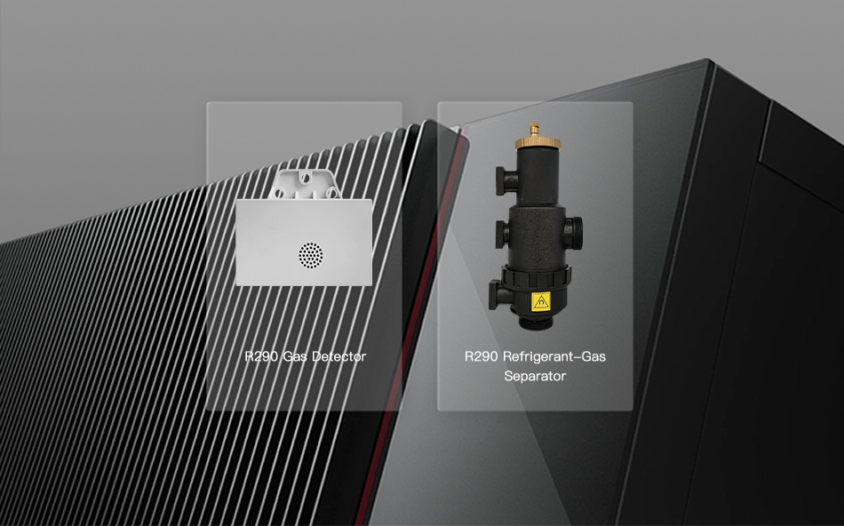 R290 Refrigerant-Gas Separator and Gas Detector R290 Refrigerant-Gas Separator and Gas Detector