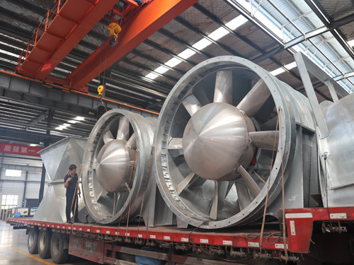 Large axial flow fan shipped to Sichuan tunnel