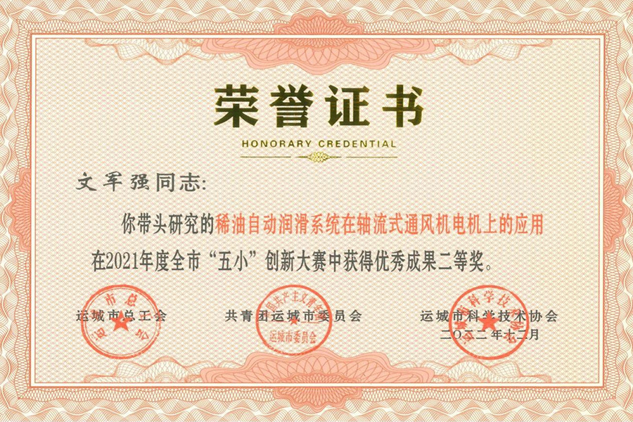 Excellent City Fruit Second Prize