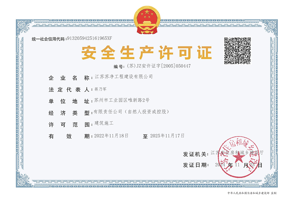 Safety Production License Safety Production License