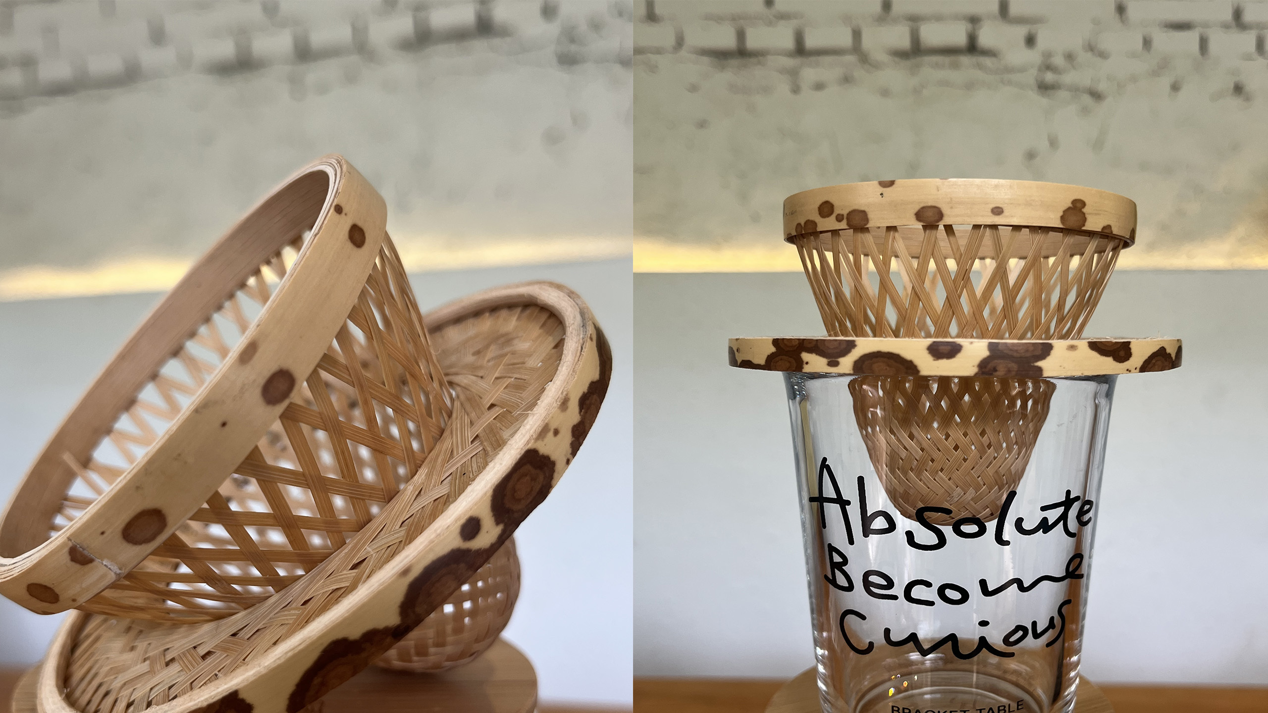 Bamboo coffee dripper