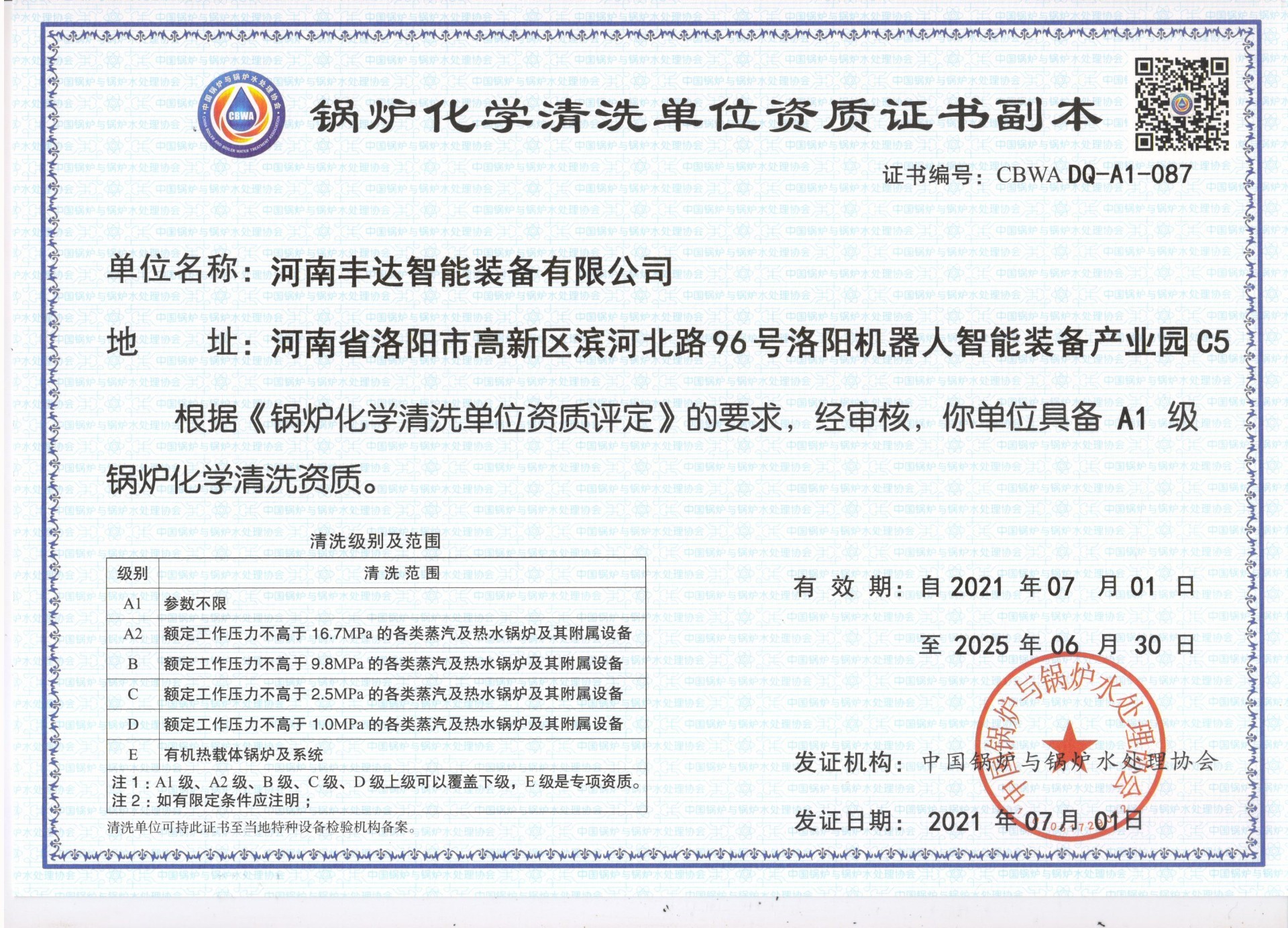 鍋爐協(xié)會--化洗