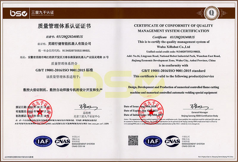 ISO質(zhì)量管理體系認證