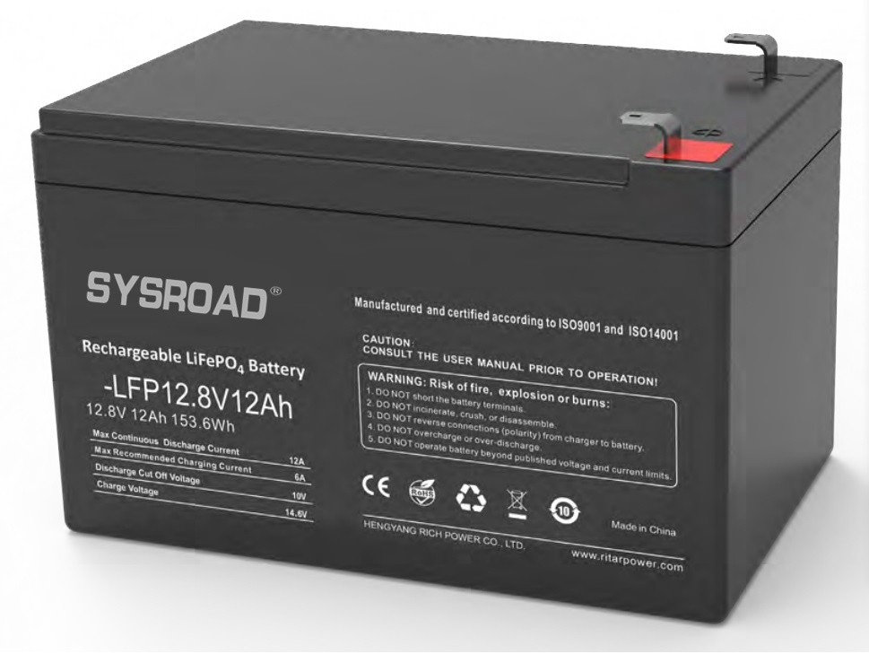 12.8V12AH 153.6Wh rechargeable lifepo4 battery lead acid replacement