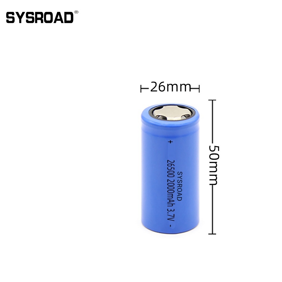 26500HP 2000mAh 3.7V lithium ion NCM  battery 10C 20A discharge with UL CB BIS  certificate