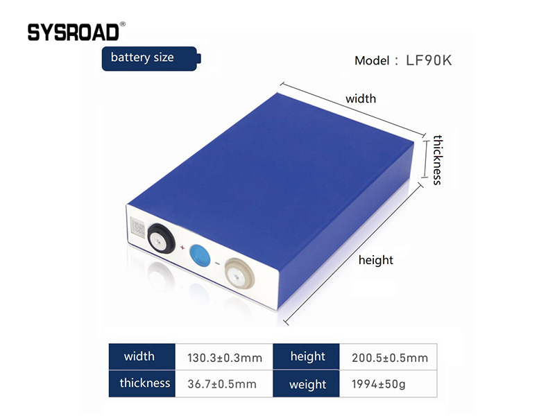 LF90K 90Ah 3.2V lithium lifepo4 rechargeable battery prismatic cell green energy factory price