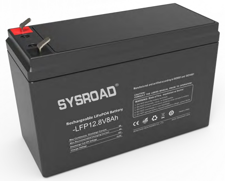 deep cycle lithium lifepo4 12.8 8Ah rechargeable battery lead acid replacement factory price