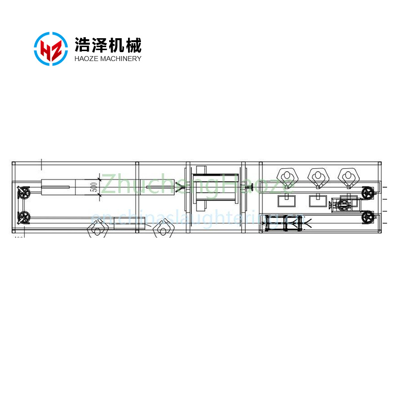 300-800BPH Compact Mobile Slaughterhouse