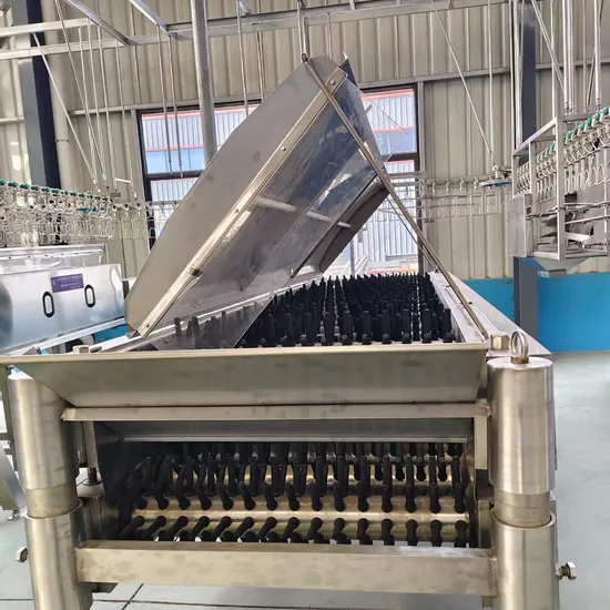 Plucker Poultry Machine Poultry Horizontal Depilatory Premium Chicken Slaughter Line