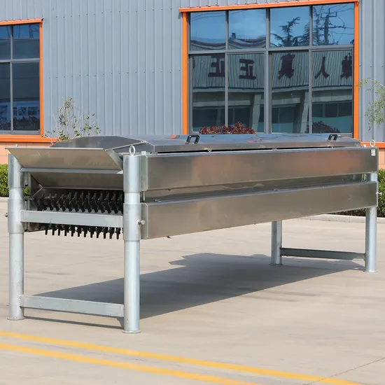 Plucker Poultry Machine Poultry Horizontal Depilatory Premium Chicken Slaughter Line