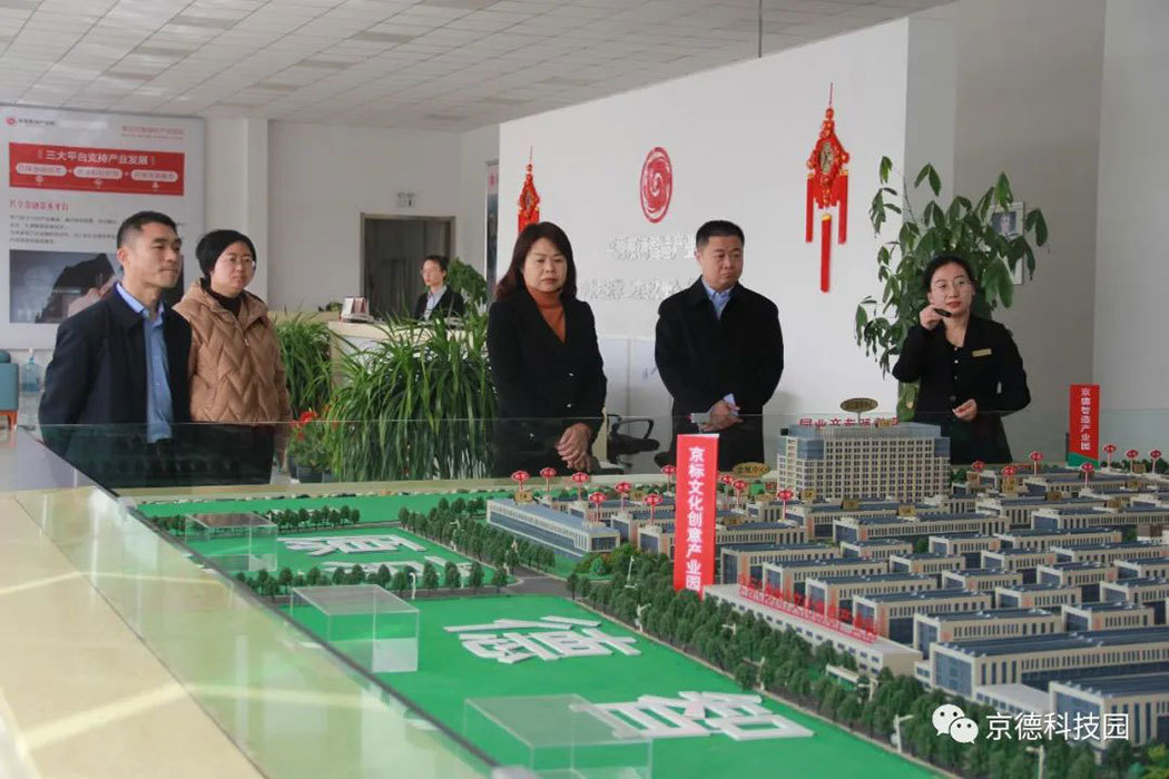 德州市市委調研組領導一行蒞臨平原京德智造產業園參觀考察