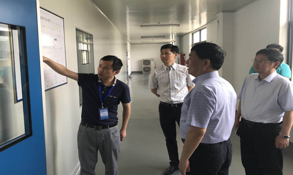 合肥市委常委、组织部部长钱岩松一行莅临我司调研指导