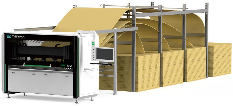 Intelligent carton cutting machine DM160 from Demax
