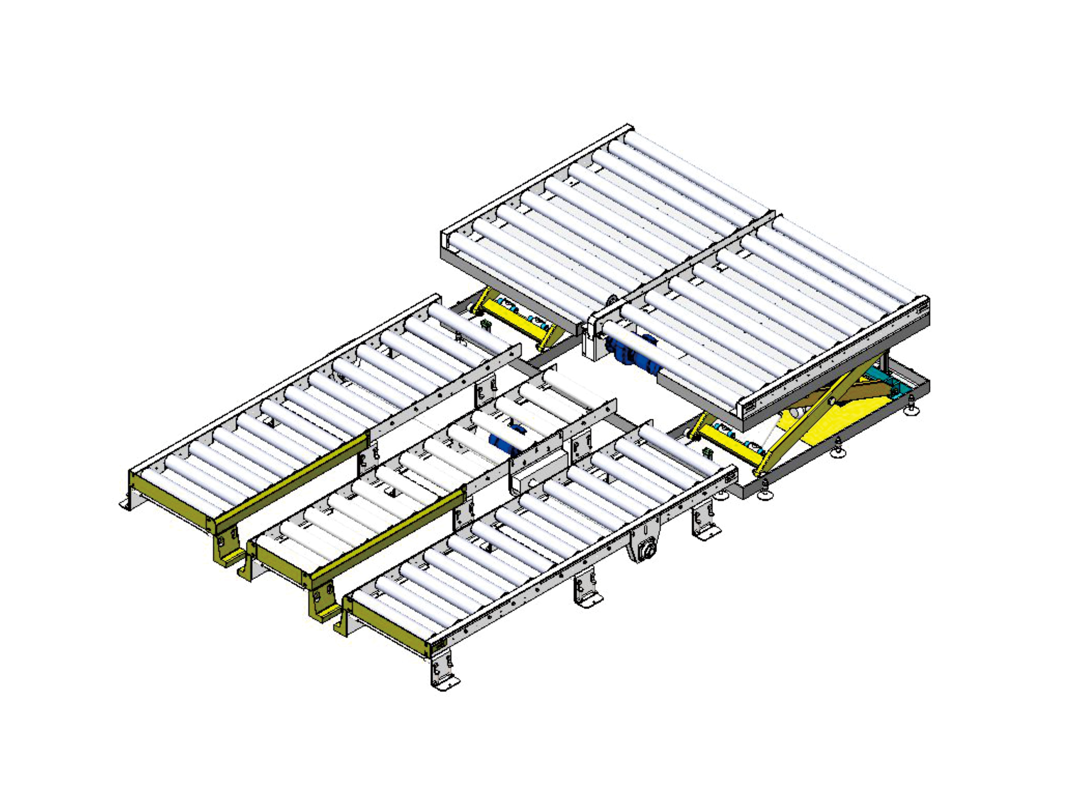 DHS-L3000-W1500 Electronic saw side feeder
