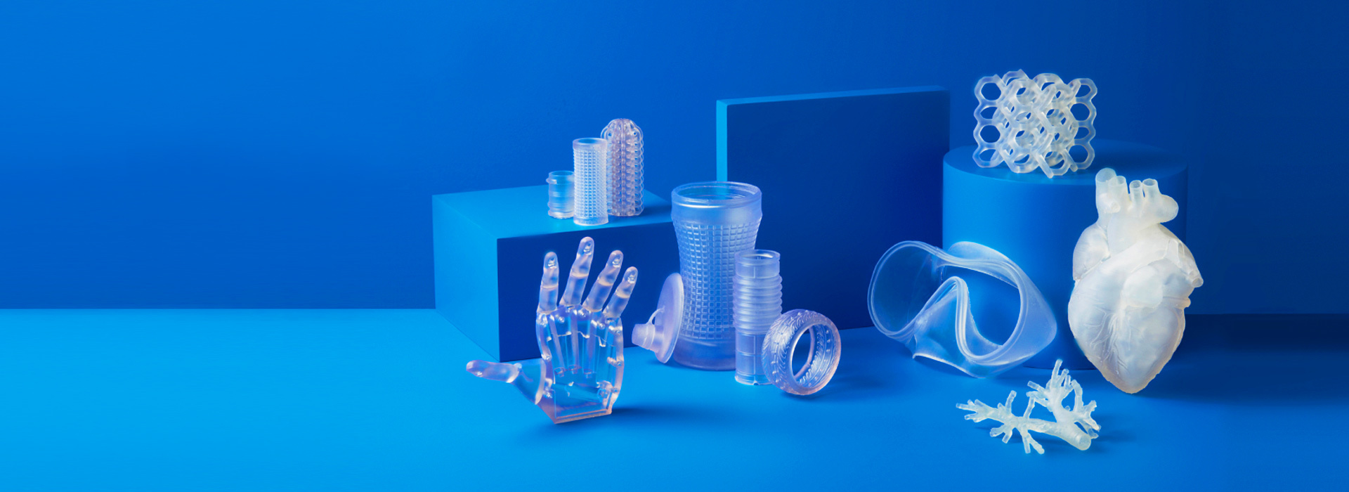 3D transparent printed products