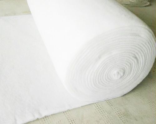 Polyester filament singed geotextile