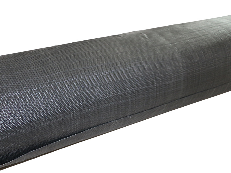 Knitted geotextile