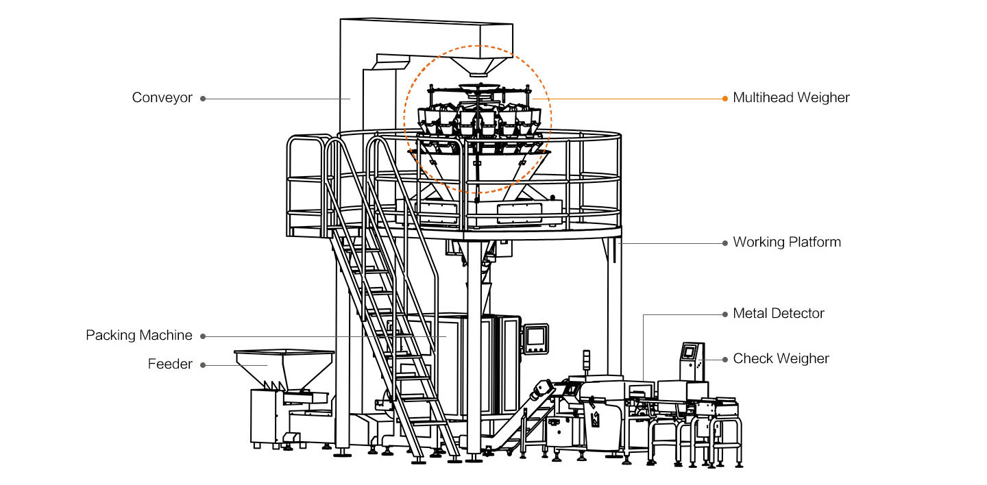 Automatic Weighing,Packing, Checking & Detecting