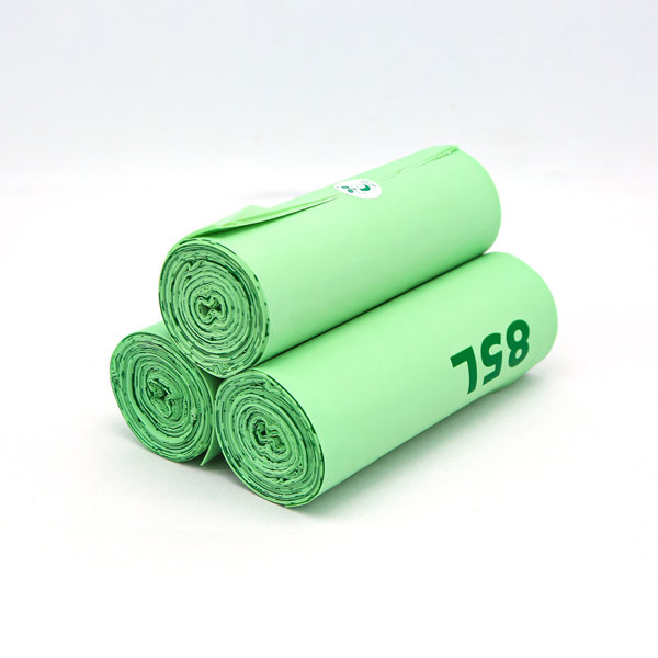 Compostable garbage bag bin liners