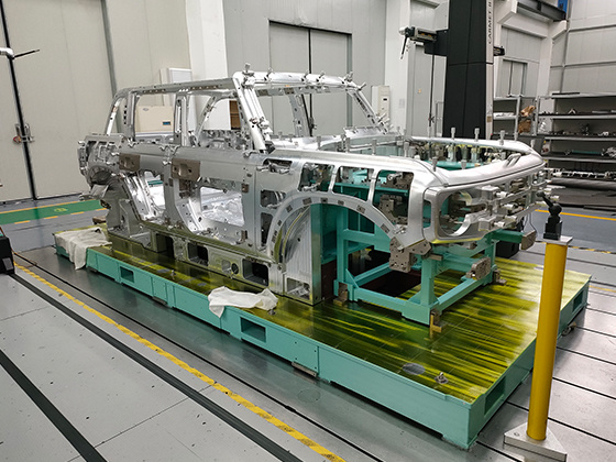 What materials are used to make car checking fixtures?
