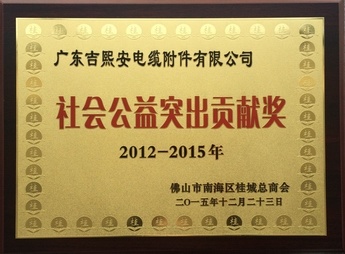 2012-2015年社会公益突出贡献奖