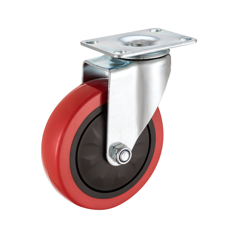 (3-01)    75mm ,100mm ,125mm ,3"4"5" medium duty PU caster ,silent caster,ball bearing