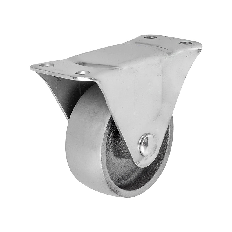 (6-12)    50mm,63.5mm,75mm,100mm 2", 2-1/2",3", 4" Fixed caster ,medium duty ,trolley caster ,steel wheel, cast iron wheel