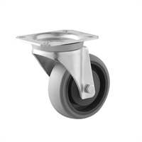(4-26)    80mm,100mm,125mm 3"4"5" industrial TPR caster ,trolley caster ,ball bearing