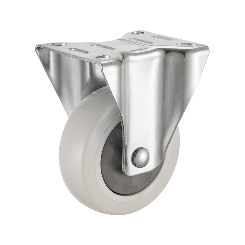 (7-09)     75mm,100mm,125mm,3"4"5" Fixed caster ,medium duty ,trolley caster ,nylon ,PA wheel ,ball bearing